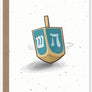 Hanukkah Dreidel Holiday Card